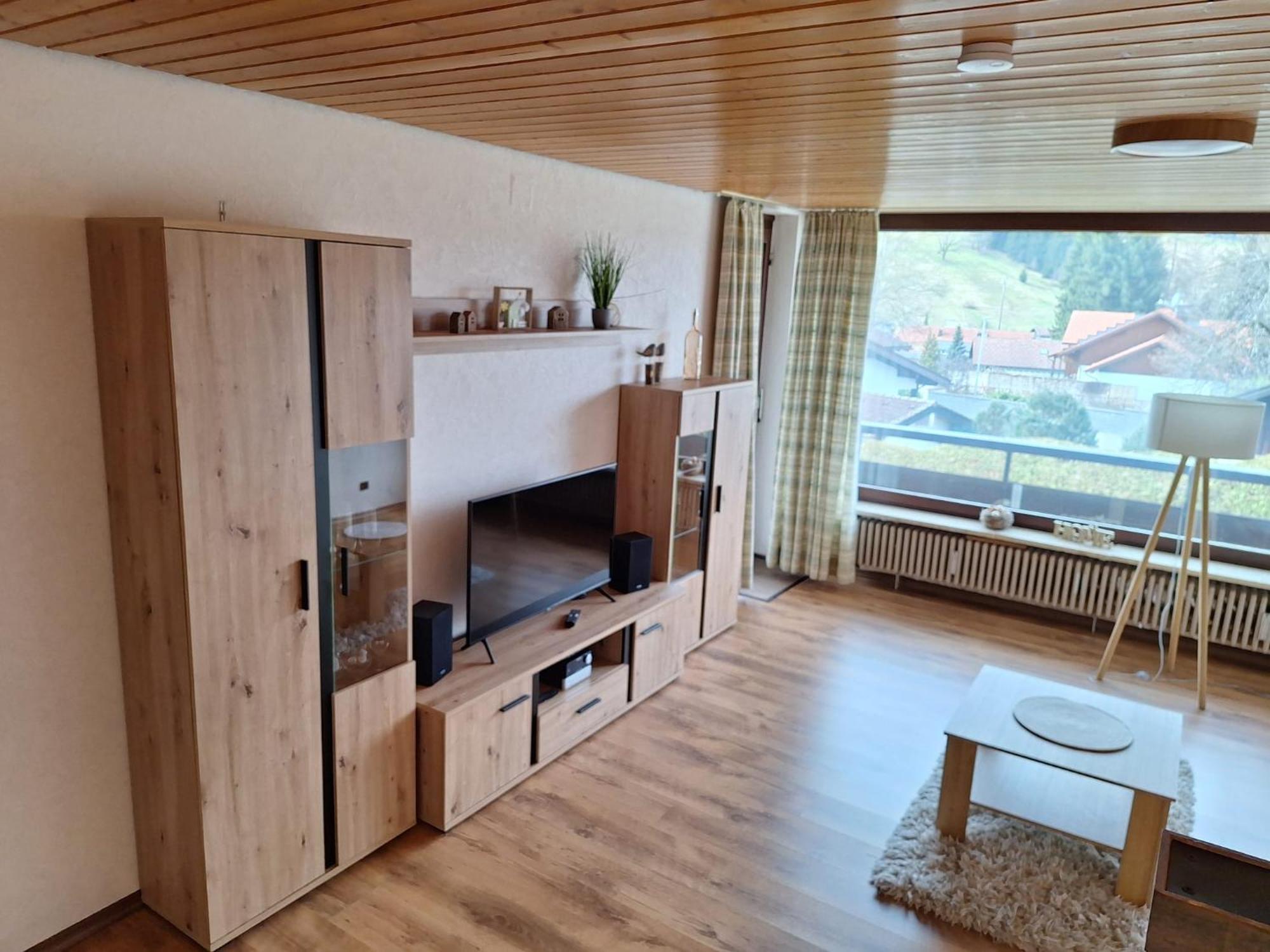Schoene 2 1/2 Zimmer Ferienwohnung In Oberstaufen - Hoamatle - 外观 照片